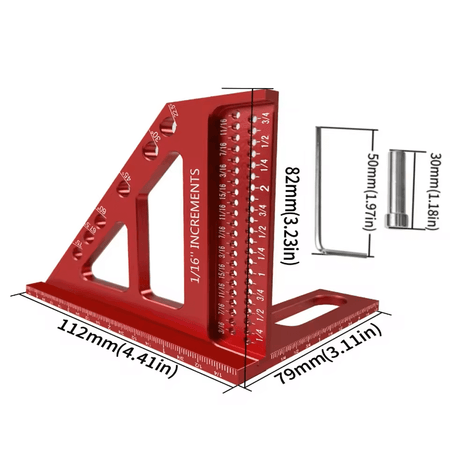 Aluminum Alloy Square Protractor