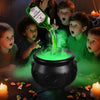 Cauldron Halloween Decoration Skull